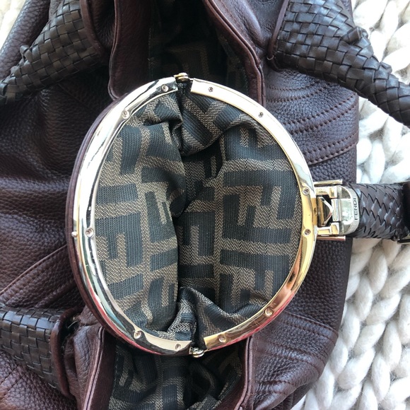 Fendi Nappa Leather Spy Bag in Brown - Picture 8 of 8